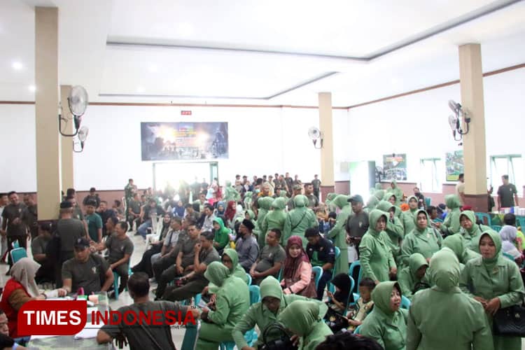 Kodim 0814/Jombang Kolaborasi dengan PMI Jombang Sambut HUT ke-78 TNI