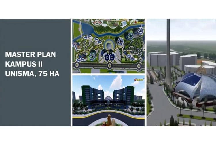 Masterplan Kampus 2 Unisma Ada Bangunan Stadion Terbesar Se-Asia Tenggara