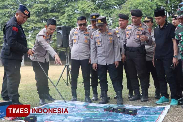 Biar Aman Polres Batu Terjunkan 585 personel Tak Bersenpi