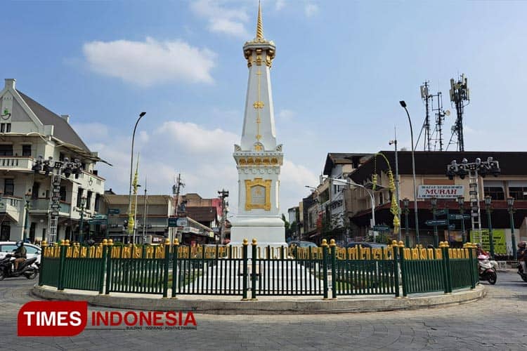 Pagar Penutup Diganti, Tugu Pal Putih Ikon Kota Yogyakarta Makin Cantik