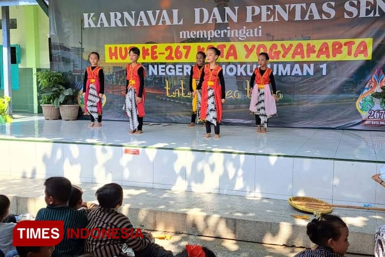 Meriahkan HUT ke-267 Kota Yogyakarta, Pelajar SDN 1 Pujokusuman Gelar Pentas Seni