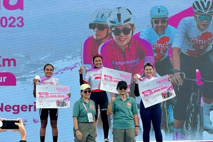 Polresta Malang Kota Sabet 2 Medali di Tour of Kemala Banyuwangi 2023