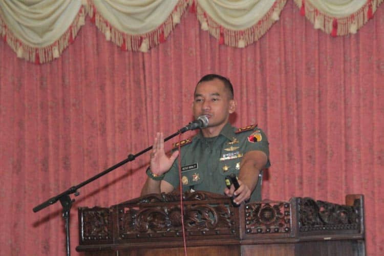 Dandim 0812 Lamongan Beri Pembinaan Purna Tugas Paskibraka Dengan Wawasan Kebangsaan
