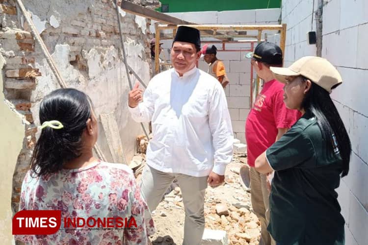 Bambang Haryo Kawal Langsung Program BSPS di Sidoarjo