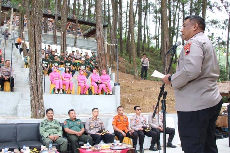 Bersama Masyarakat Polres Banjarnegara Bangun Kemitraan Cegah Karhutla