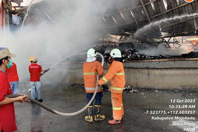 Fakta Baru Kebakaran Pabrik Tisu di Ngoro Mojokerto, Ada Bunyi Ledakan