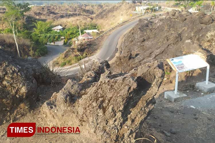 Bebatuan di Kawasan Wisata Ijen Bondowoso Ini Awalnya Lahar Panas