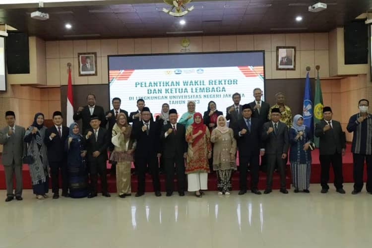 Perkuat PTNBH dan WCU, Rektor UNJ Lantik Wakil Rektor dan Ketua Lembaga Periode 2023-2027
