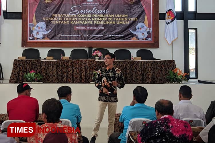 Parpol di Magetan Ikuti Sosialisasi PKPU tentang Kampanye