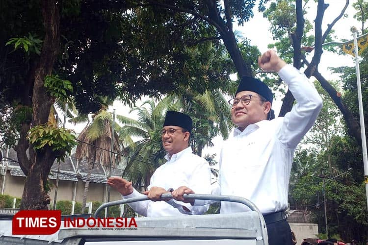 Pasangan Anies Baswedan dan Muhaimin Iskandar Resmi Daftar ke KPU RI