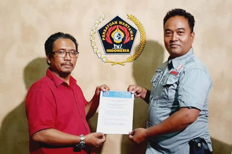Teuku Faisal Kembali Jabat Kabid Humas PWI Jakarta Barat Masa Bakti 2020-2026