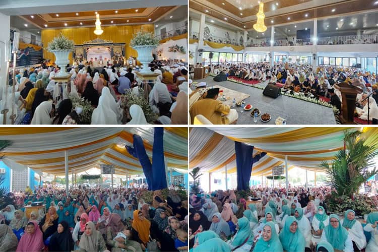 Semarak Maulid Nabi SAW di Ponpes Al-Basyir Bogor dihadiri oleh ribuan Jama’ah dan Qori’ Internasional