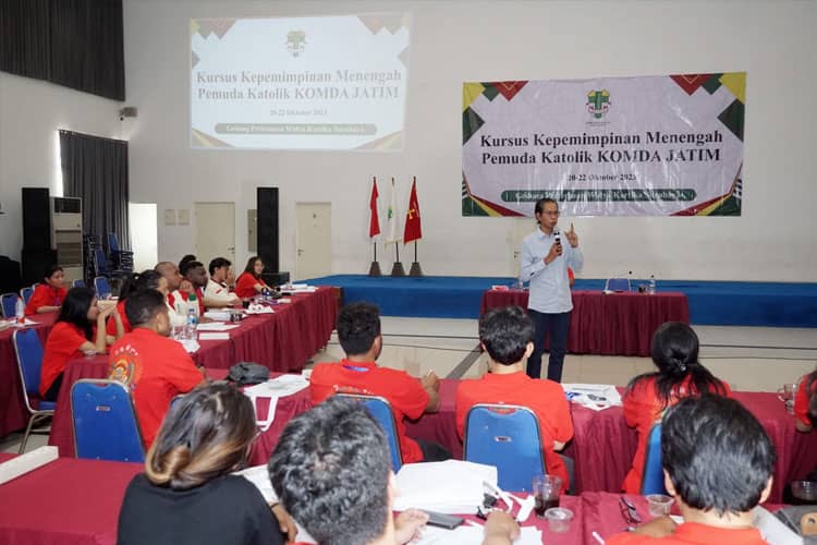 Pemuda Katolik Jatim Gelar KKM, Ajak Peserta Terlibat dan Sukseskan Pemilu 2024