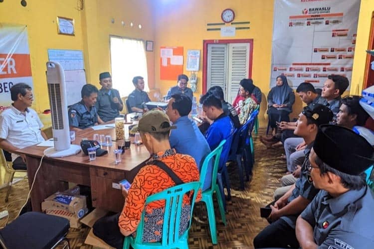 Panwascam Baregbeg Bakal Tertibkan Alat Peraga Sosialisasi yang Melanggar