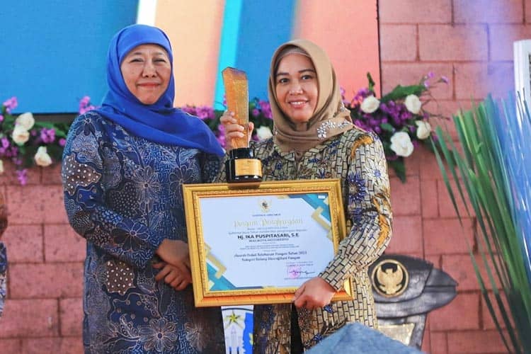 Kota Mojokerto Raih Award Peduli Ketahanan Pangan 2023