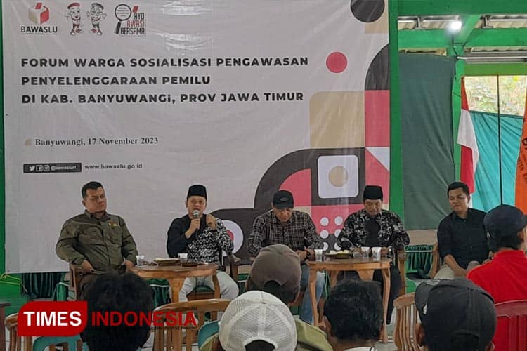 Sosialisasi Pengawasan di Banyuwangi, Bawaslu Hadirkan Caleg Partai Jadi Narasumber Tunggal