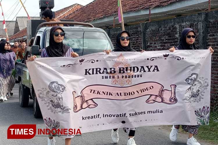 Lustrum ke-4, SMKN 1 Pundong Bantul Gelar Kirab Budaya Sebagai Karya Proyek P5