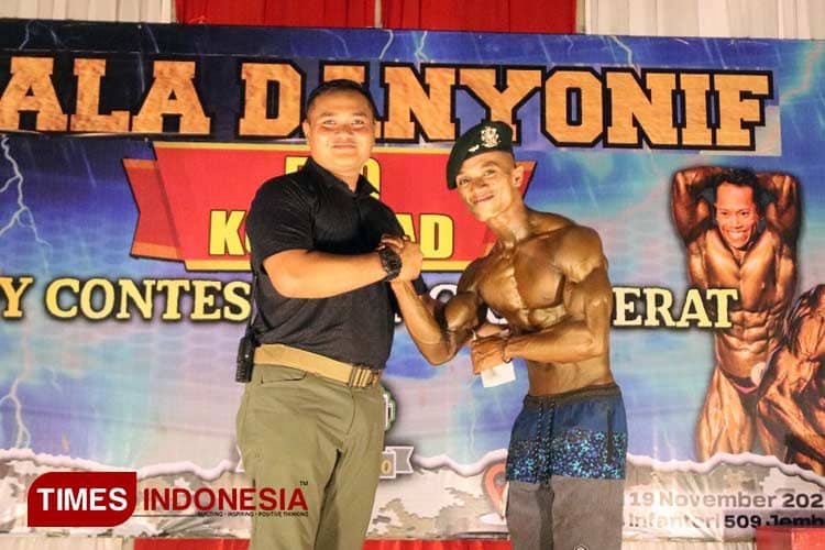 Danyonif 509/BY Gelar Lomba Body Contest dan Angkat Beban