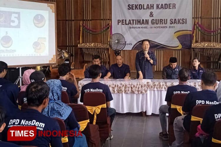 Panaskan Mesin Partai, NasDem Banyuwangi Gelar Pelatihan Guru Saksi