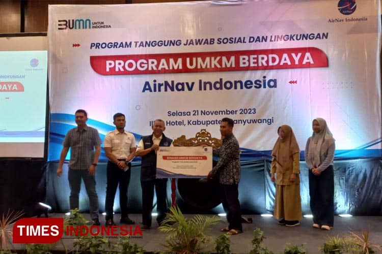Program TJSL AirNav Bawa UMKM Banyuwangi Terbang Tinggi