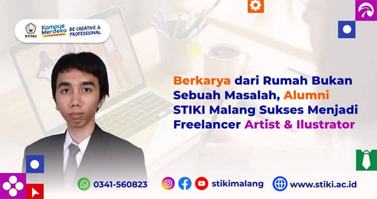 Berkarya dari Rumah Bukan Sebuah Masalah, Alumni STIKI Malang Sukses Menjadi Freelancer Artist & Ilustrator