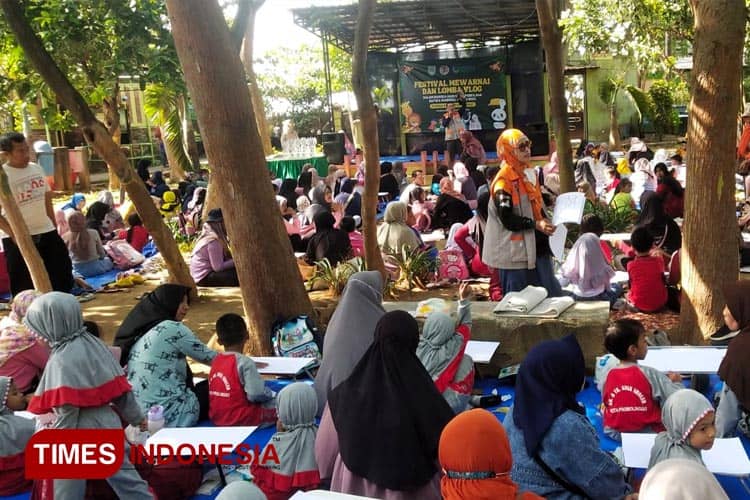 Melalui Lomba Mewarnai, PAPESA Kota Probolinggo Ajak Anak TK Peduli Puspa dan Satwa