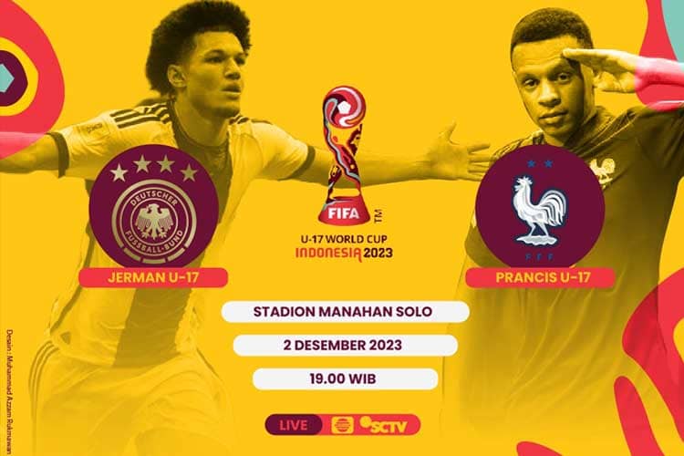 INFO GRAFIS: Serba Serbi Final Piala Dunia U-17 2023, Jerman vs Prancis