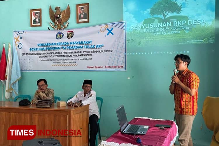 Dosen UNIPMA Sosialisasi Program Inovasi Penyusunan RKPDes
