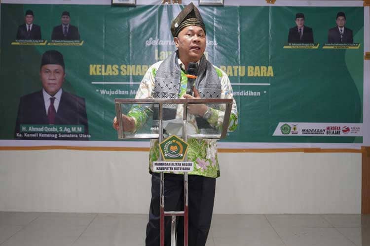Kakanwil Kemenag Sumut Tegaskan Kelas Smart Digital Arah Madrasah Menuju Transformasi Digital