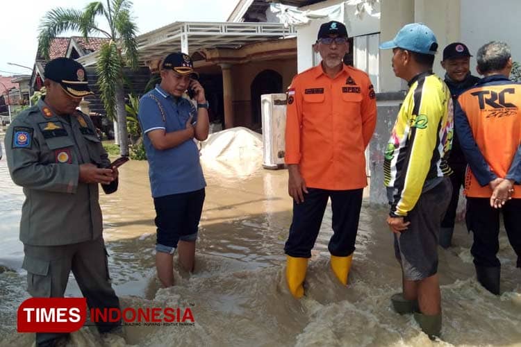 Kali Lamong Meluap, 8 Desa di Gresik Tergenang Air