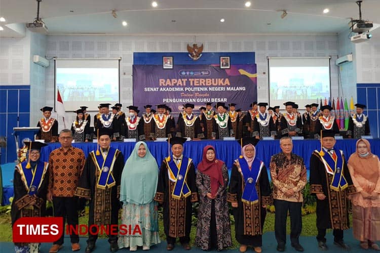 Polinema Kukuhkan 5 Guru Besar Baru dari Berbagai Bidang Keilmuan
