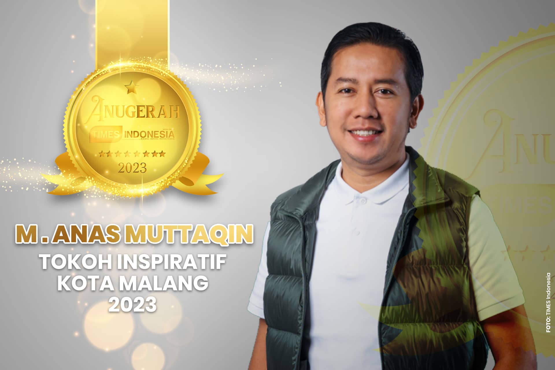 Anas Muttaqin Raih Tokoh Inspiratif ATI 2023 Kota Malang