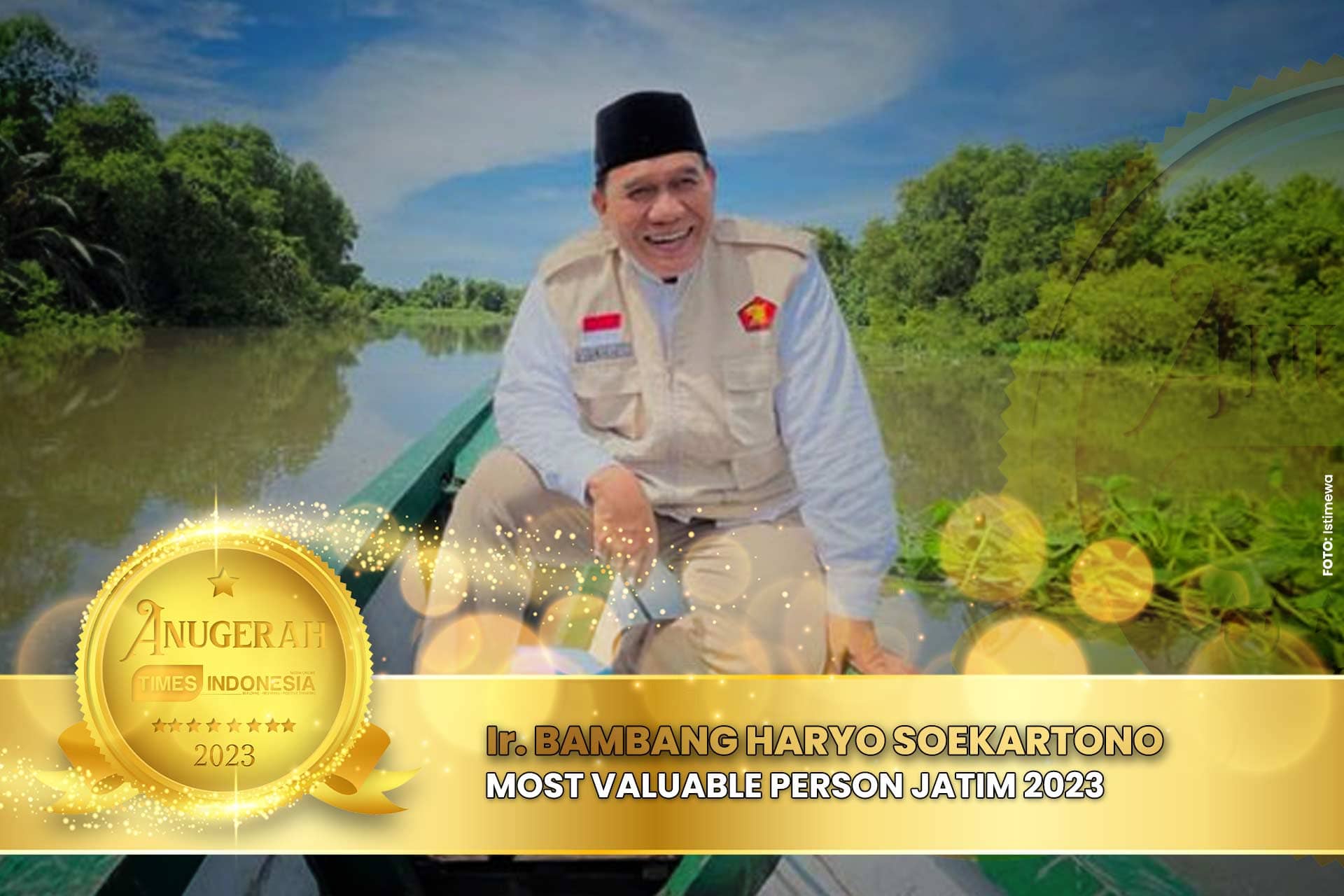 Bambang Haryo Soekartono Raih Penghargaan Tokoh Pengembang Ekonomi Lintas Nusantara
