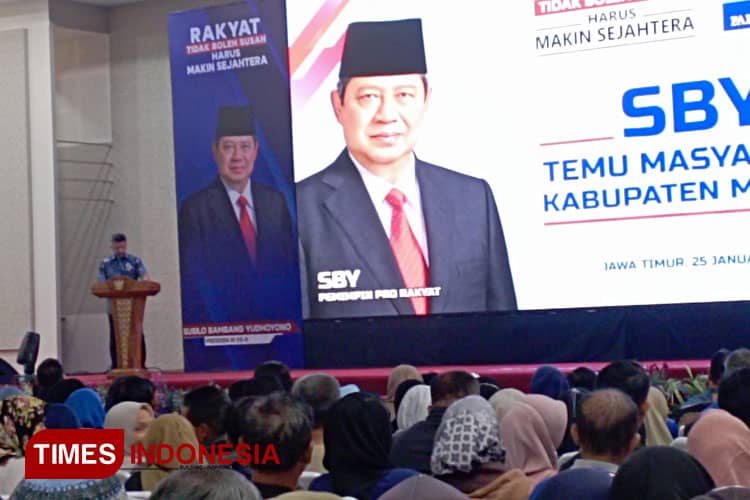 Obati Rasa Kangen Rakyat, SBY Hadir di Tengah-tengah Warga Malang Malam Ini