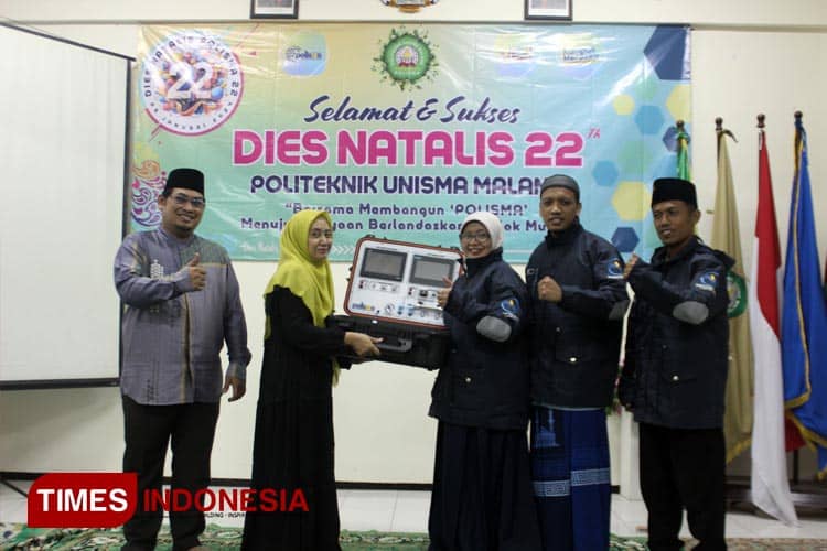 Dies Natalis ke- 22, Tim Matching Fund Polisma Malang Beri Kado Inovasi IoT