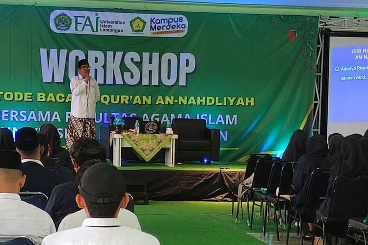Bekali Mahasiswa Pengetahuan Qur'any, FAI Unisla Gelar Workshop Metode Baca Al-Qur'an An-Nahdliyah