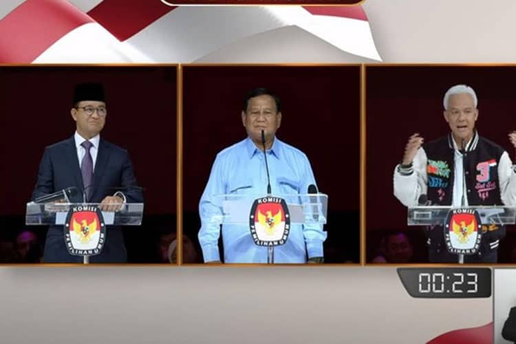 INFO GRAFIK: Jawaban Capres di Debat Pilpres 2024