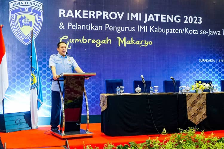 Buka Rakerprov IMI Jawa Tengah, Ketua Umum IMI Dorong Peningkatan Prestasi Atlet Balap