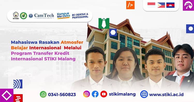 Mahasiswa Rasakan Atmosfer Belajar Internasional Kamboja Melalui Program Transfer Kredit Internasional STIKI Malang