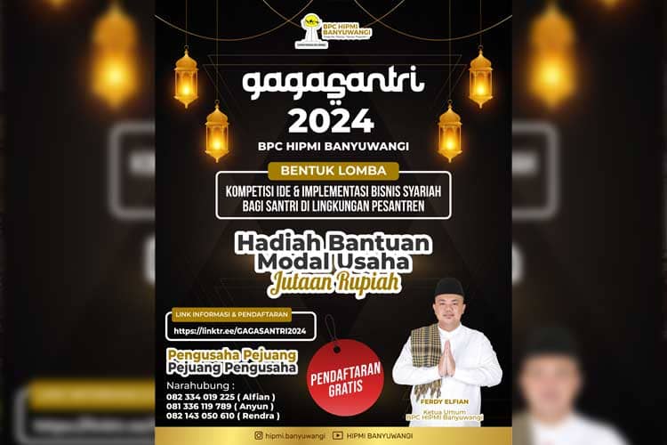 Hipmi Banyuwangi Bangkitkan Kreativitas Wirausaha Santri di Bulan Ramadan