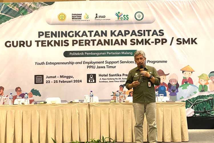 Gelar Workshop dan Peningkatan Kapasitas Guru SMK-PP/SMK, Polbangtan Malang Fokus Regenerasi Pertanian