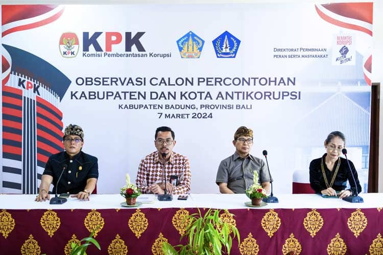 Pemkab Badung Terpilih KPK RI sebagai Percontohan Kabupaten Antikorupsi