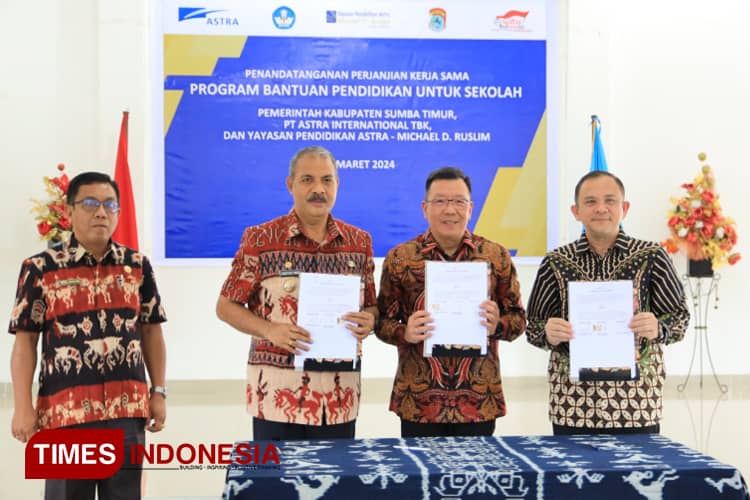Pemkab dan Astra Teken MoU Dukung Tingkatkan Kualitas Pendidikan di Sumba Timur