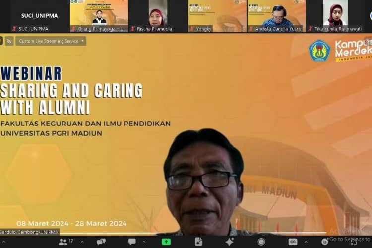 Memotivasi, FKIP Unipma Madiun Gelar Sharing and Caring with Alumni