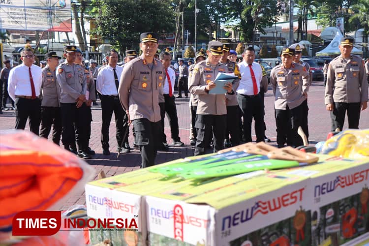 Dukung Antisipasi Tanggap Bencana Alam, Polres Malang Siapkan Personel dan Peralatan