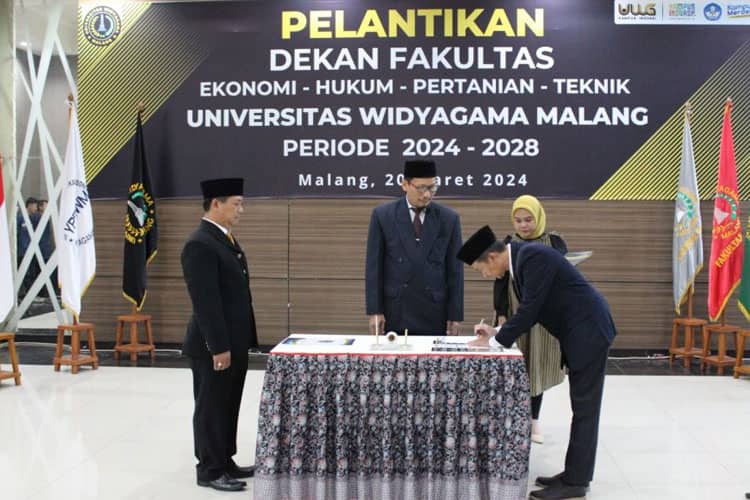 Selamat, Dekan Baru UWG Malang Masa Jabatan 2024-2028 Dilantik