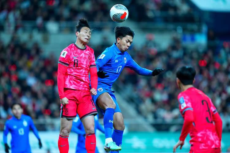Kualifikasi Piala Dunia, Korea Selatan Ditahan Imbang Thailand 1-1