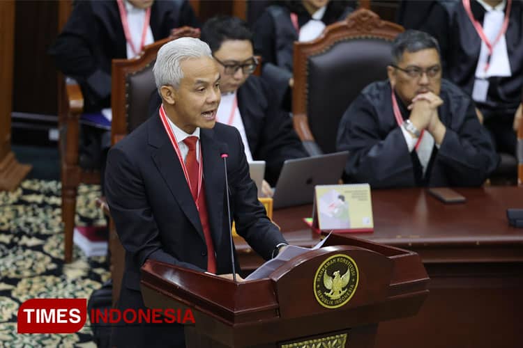 Pidato di Sidang Gugatan PHPU Pilpres, Capres Ganjar Pranowo Tolak Penghianatan Reformasi