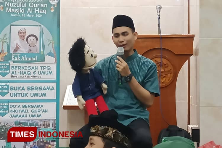 Malam Nuzulul Quran, TPQ Al Haq Mengajak Santri Menjadi Generasi Qurani
