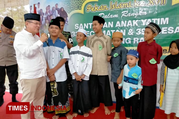 Komisaris PT ACA Kaget Ada Anak Yatim Berhati Mulia